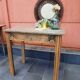 Table bois et marbre art déco