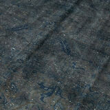 Handmade oriental contemporary 1980s 231 cm x 345 cm grey wool carpet