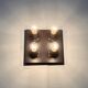 Mid-century German Space Age ceiling or wall lamps by Cosack, set of 2.