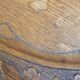 Hand-carved wooden top