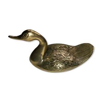 Brass-copper duck