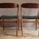 Lot de deux chaises scandinave farstrup model 206