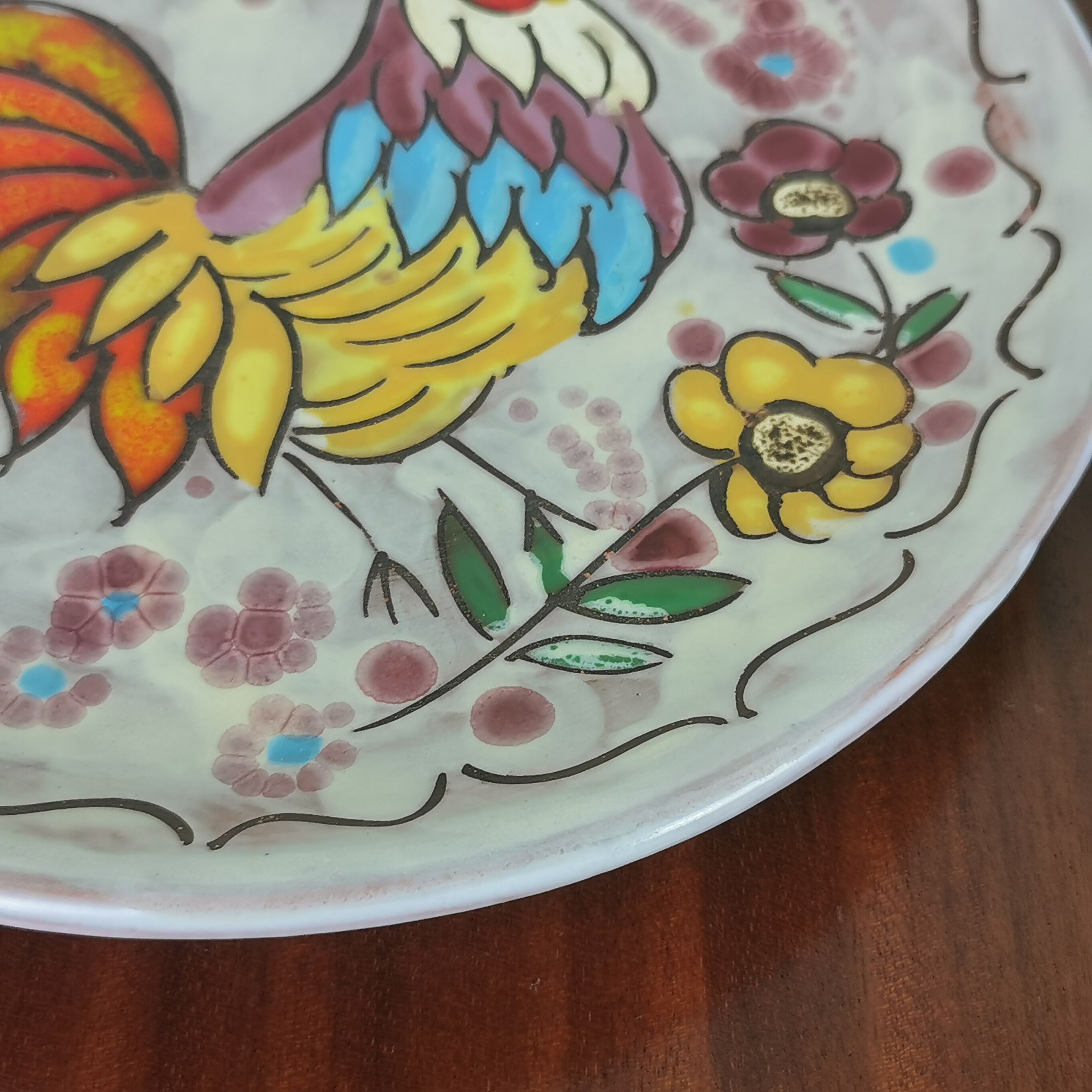 Rooster plate