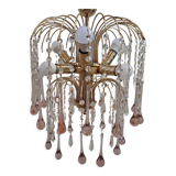 Vintage  Murano Waterfall Chandelier