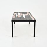 Table basse « Navette » par Roger Capron, 1950s