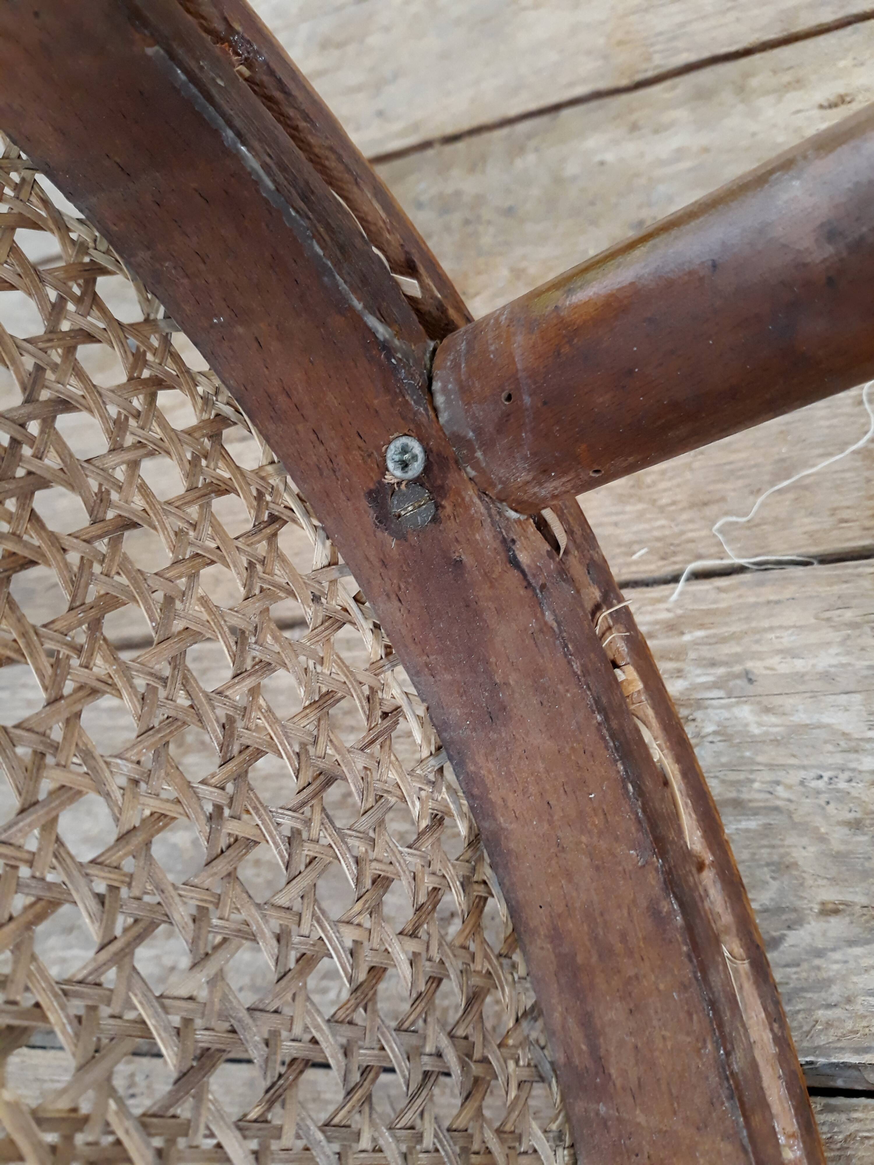 Cane armchair Baumann 1930