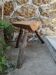 Handmade tripod stool wabi-sabi country decoration slow wood log