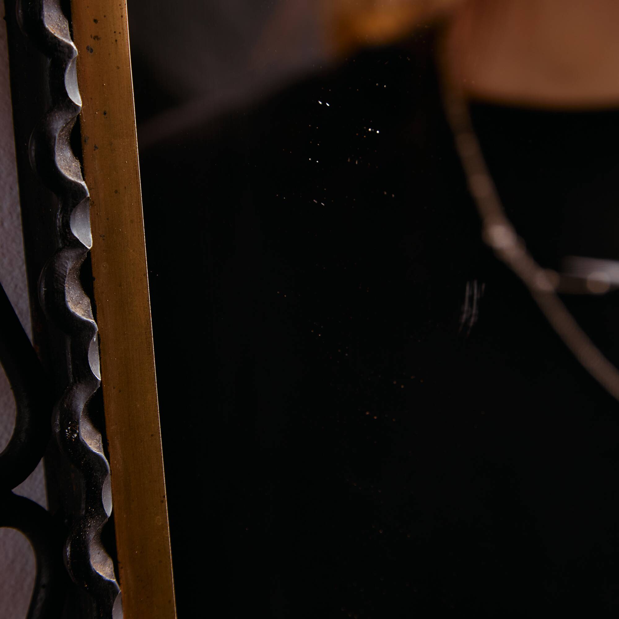 Miroir en fer forgé