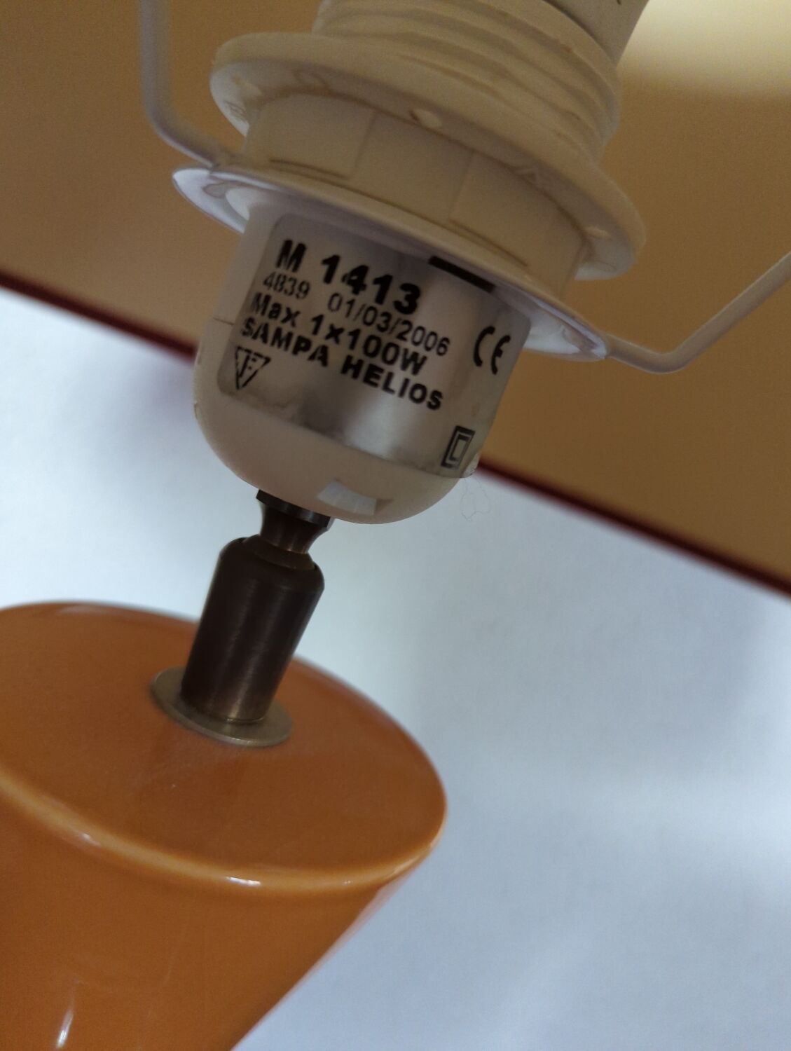 Vintage ceramic lamp 80 menphis style