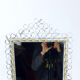 Vintage Mirror In Handmade Metal Frame, Czechoslovakia 1950s