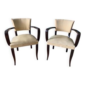 Paire de fauteuils bridge - art