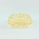 Mid-Century Amber Bubble Glass Ceiling Light by H.Tynell for Limburg, 1970s
