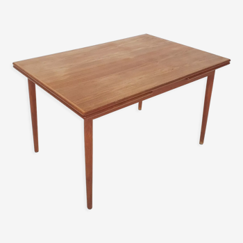 Teak extendable dining table, The Netherlands 1960's