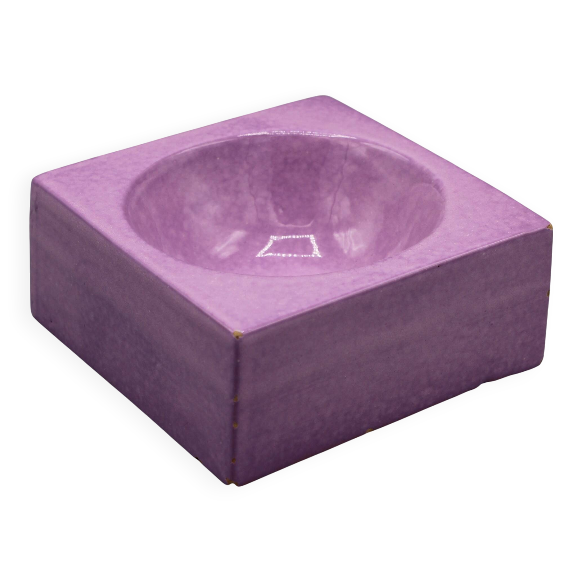 Beautiful ashtray pocket emptying modernist design italy vintage ceramic