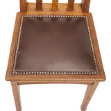Set of 6 Art Nouveau chairs by Léon Jallot