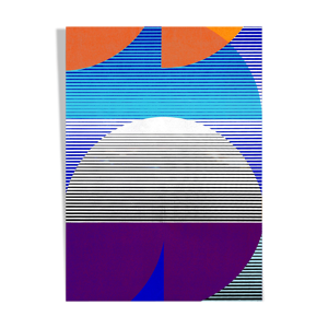 Tangram slice XI - 50x70cm