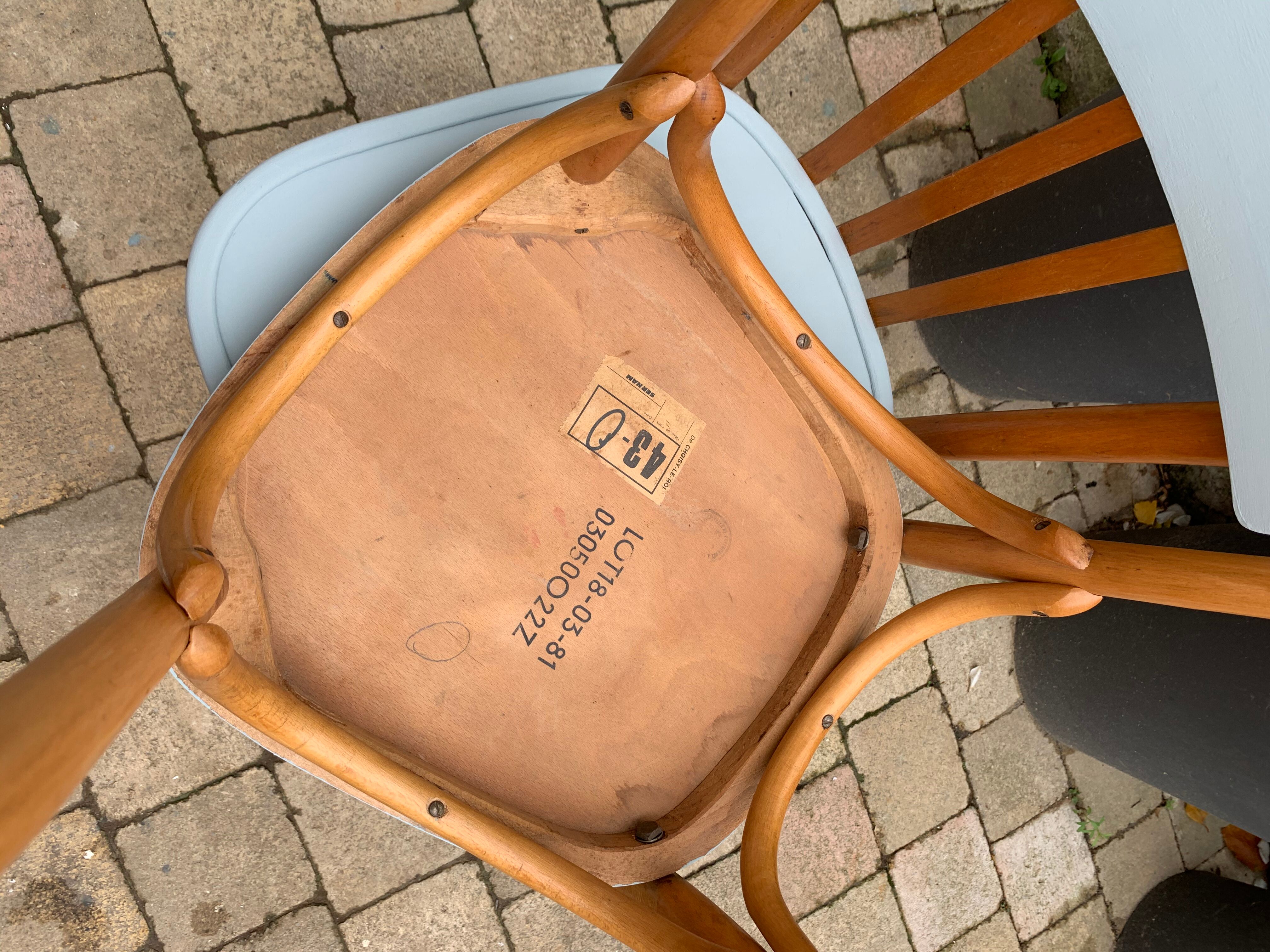 Pair of bistro chairs