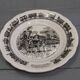 Set of 6 humorous plates on the Train Delarue-nouvellière Gien