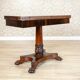 Fold-Out Rosewood Card Table, 1920s