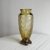 Vase en verre Art Déco