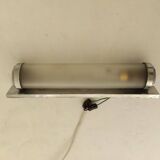 Applied chrome wall and frosted glass tube around 1930