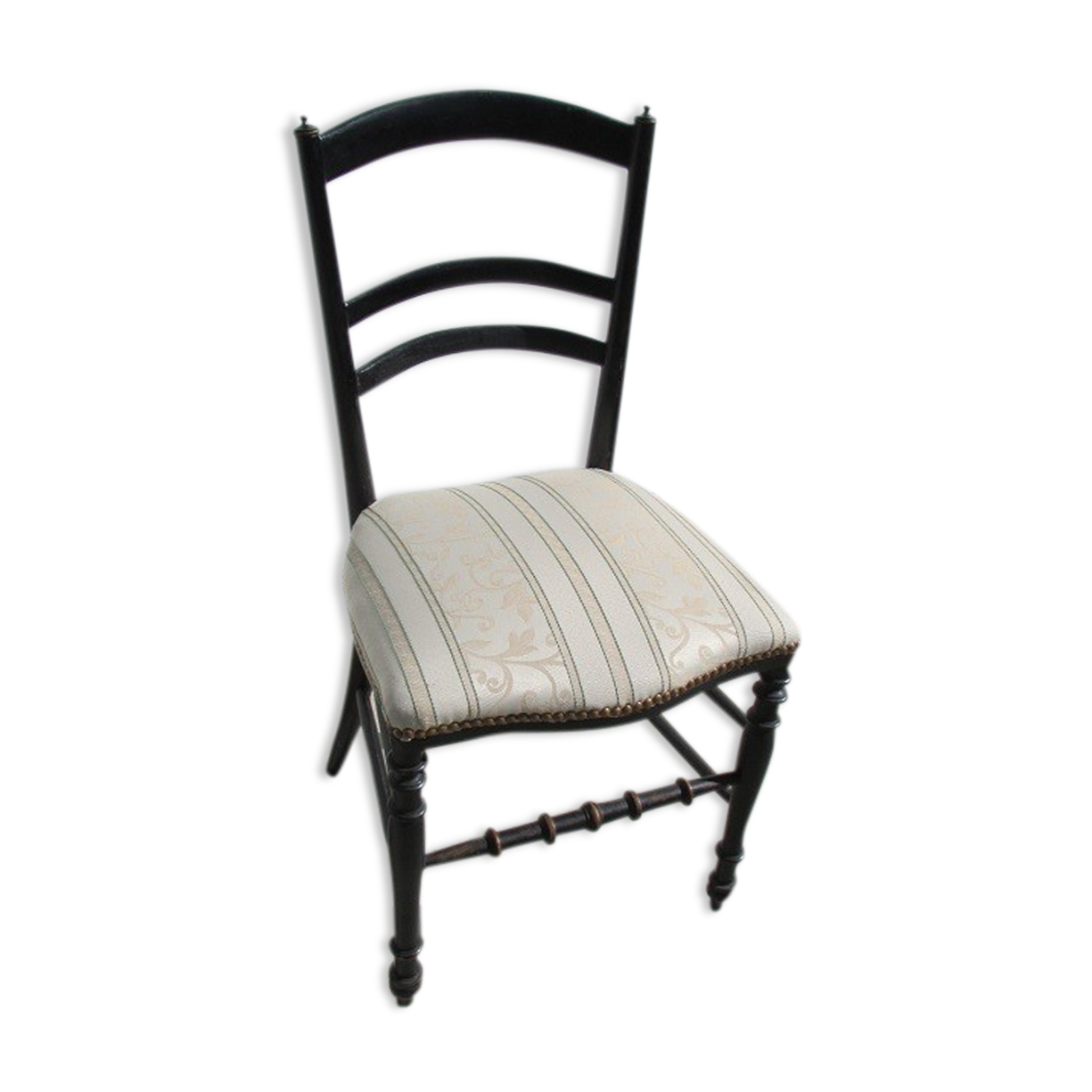 Napoleon III chair in blackened wood