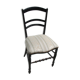 Napoleon III chair in blackened wood