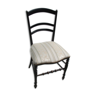 Napoleon III chair in blackened wood
