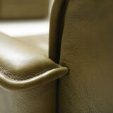 DS-12 modular vintage set in green leather by Team de Sede for De Sede Swiss