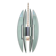 Italian Plexiglass Pendant Lamp, 1970s