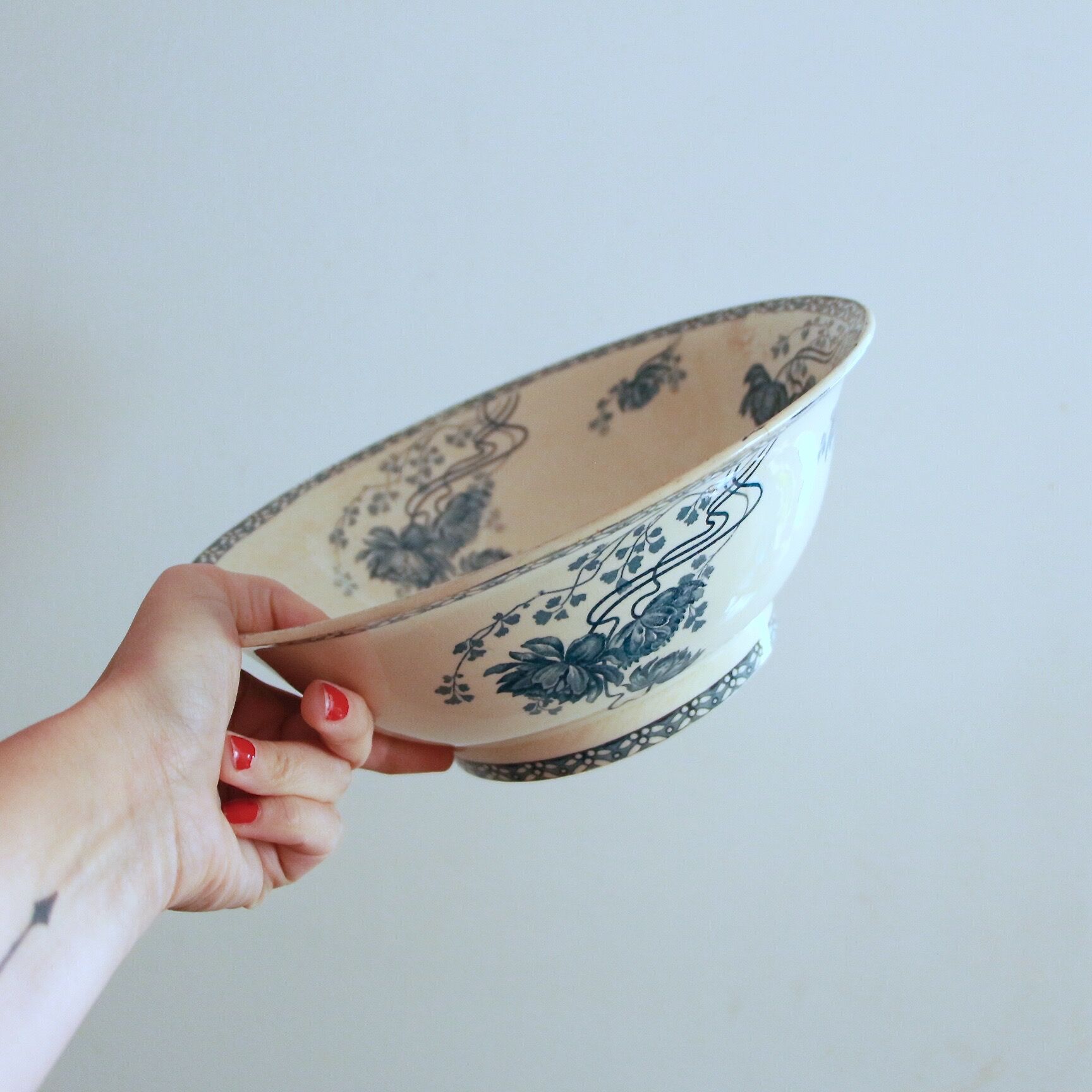 Salad bowl Sarreguemines Royat