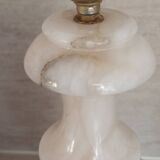 Alabaster baluster lamp base 48 cm