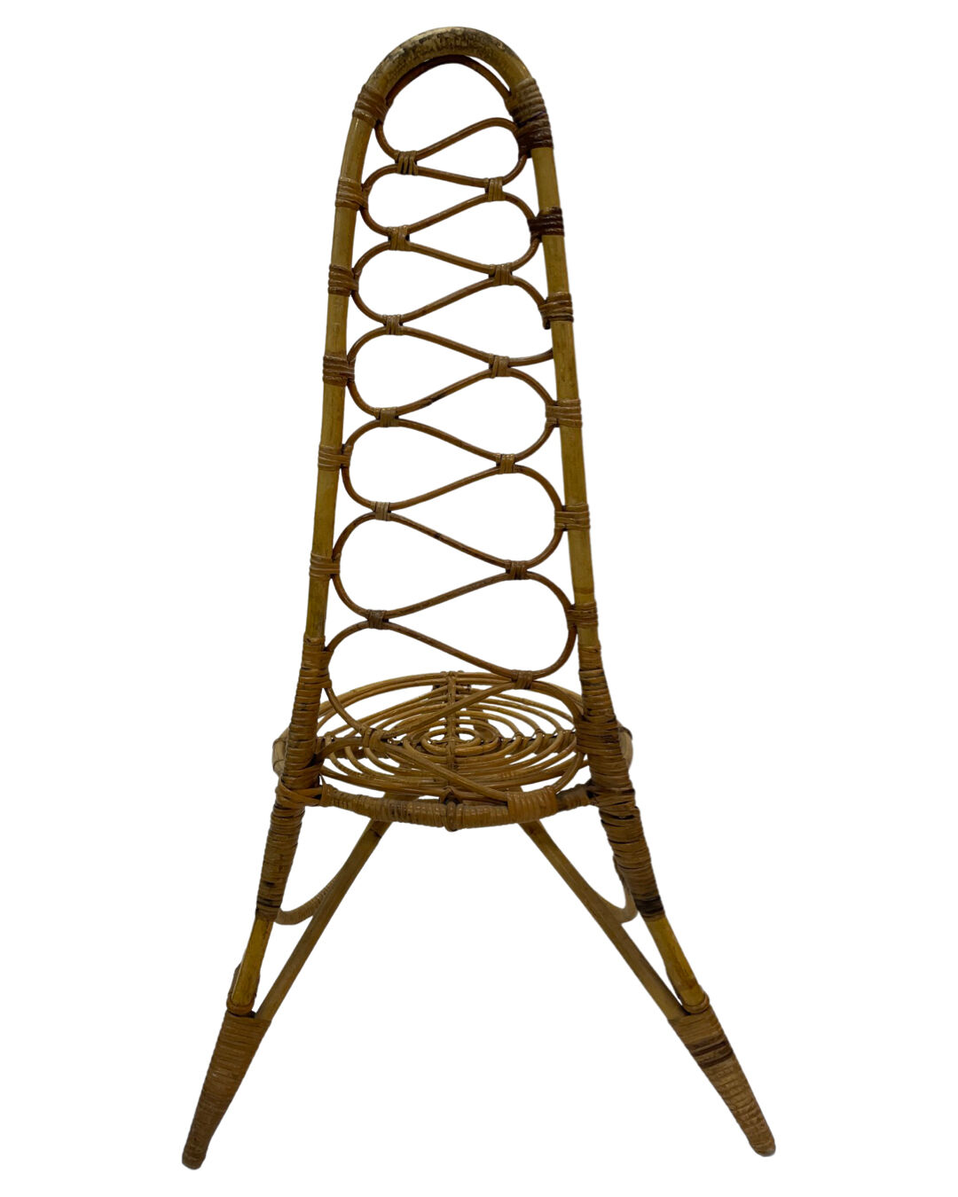 Vintage Rohe Noordwolde rattan chair
