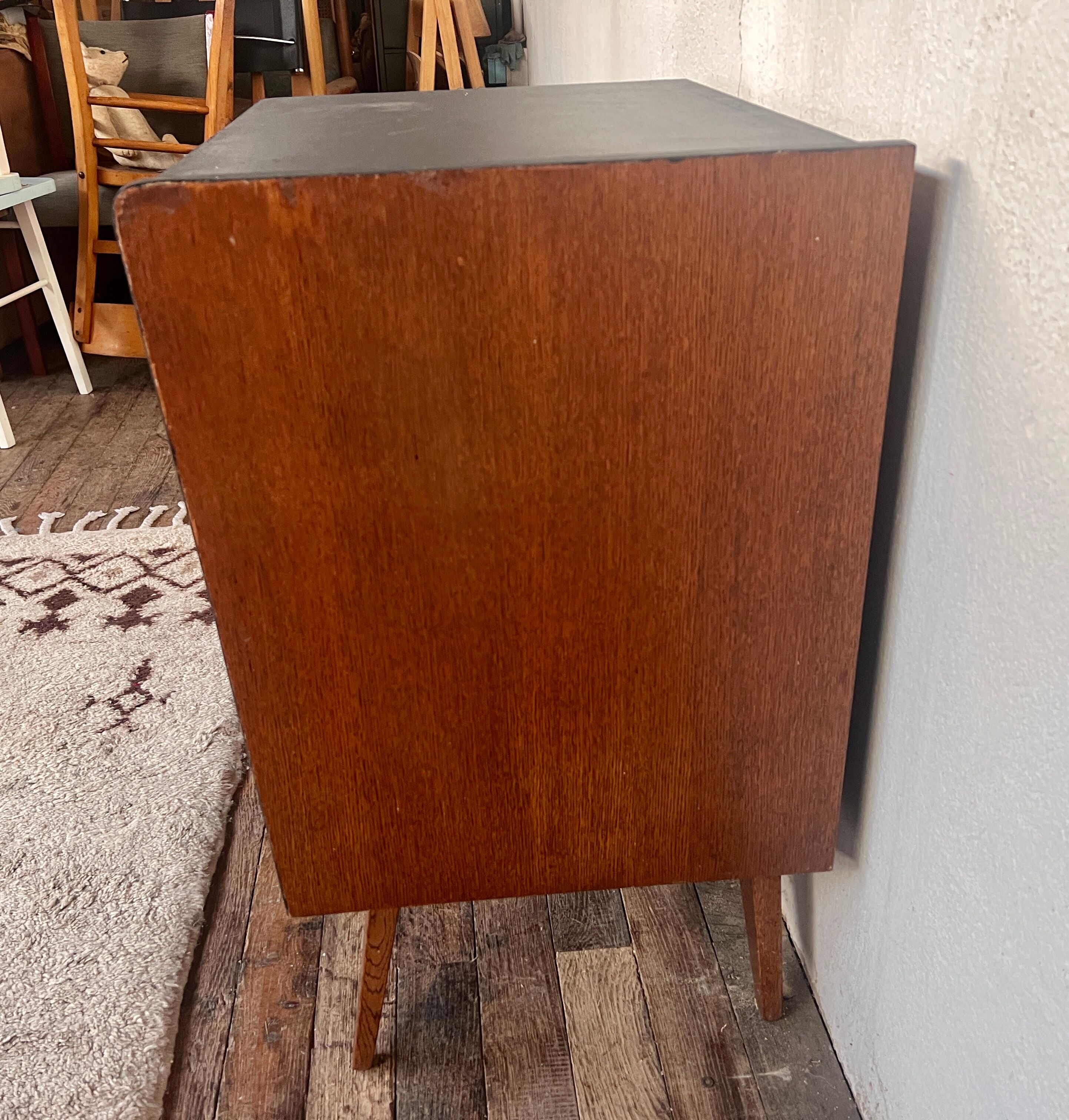 Meuble tv enfilade vintage pieds compas