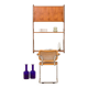 Scandinavian home office teak wall unit model Ergo by John Texmon, Norway