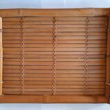 Vintage bamboo serving tray