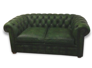 Canapé chesterfield 2 places