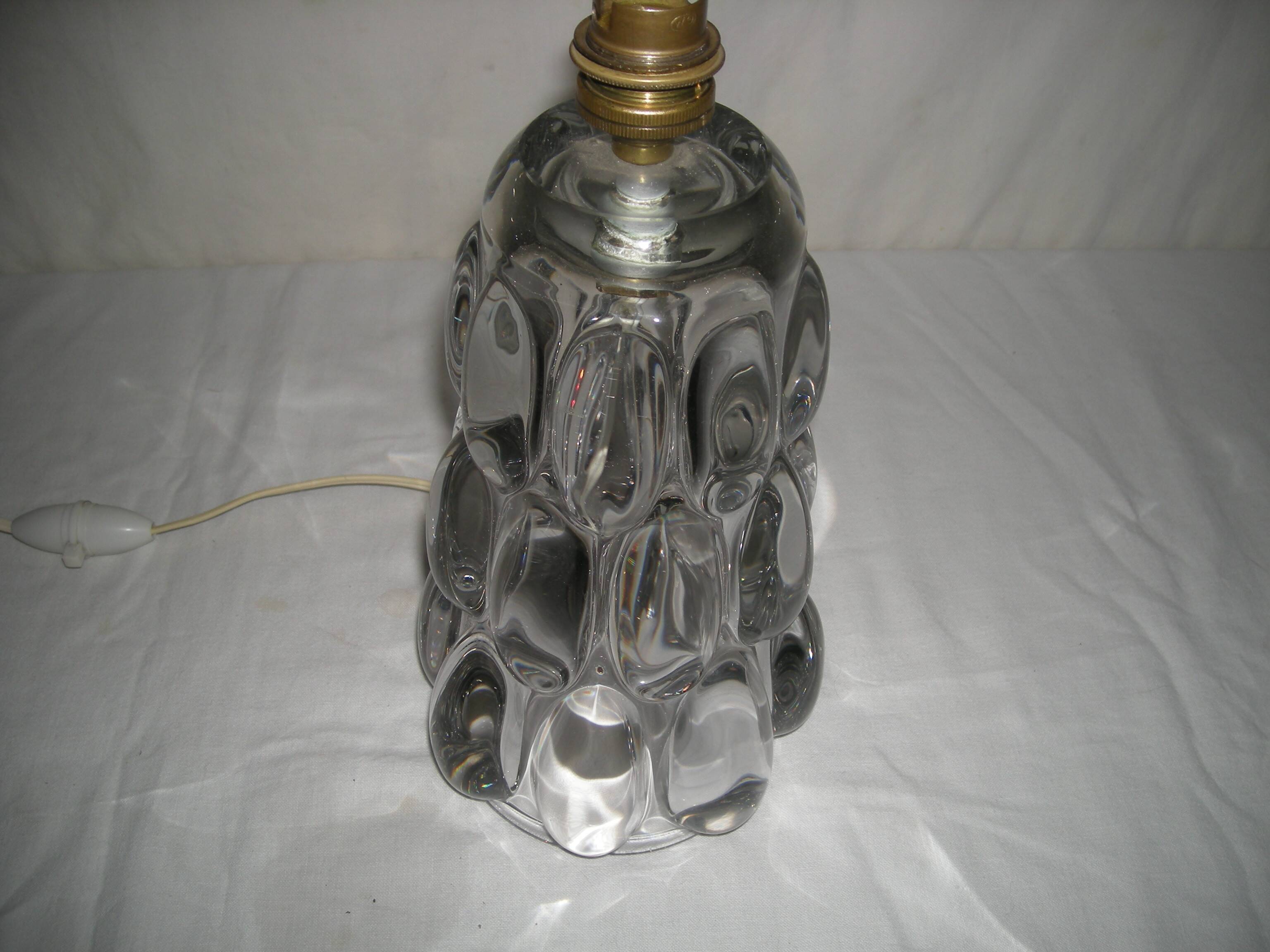 crystal lamp from Sèvres - Etruscan series from the 50s