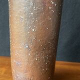 Large glazed stoneware bottle