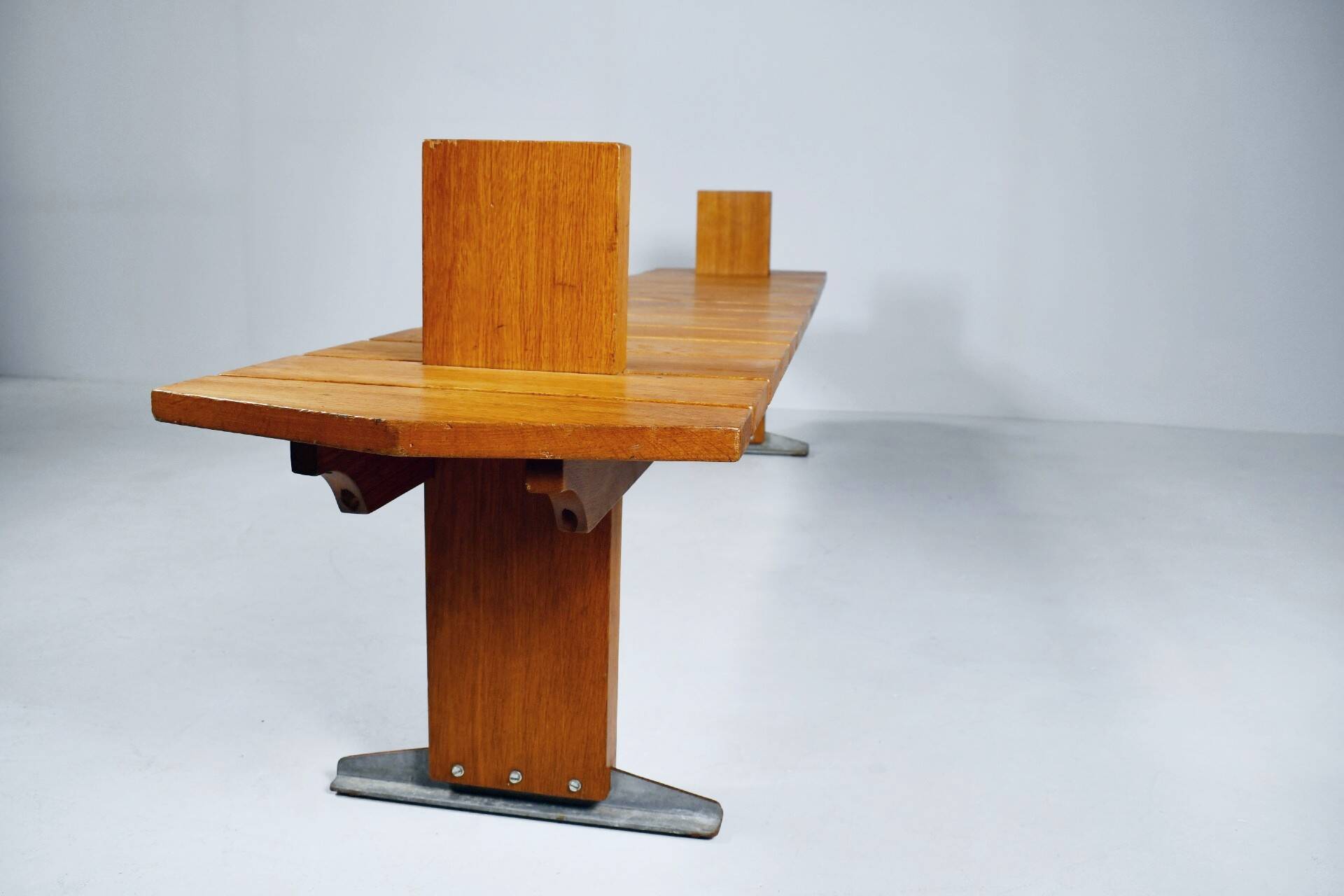 Prototype de banc par Olof Pira. Suède, années 1970.