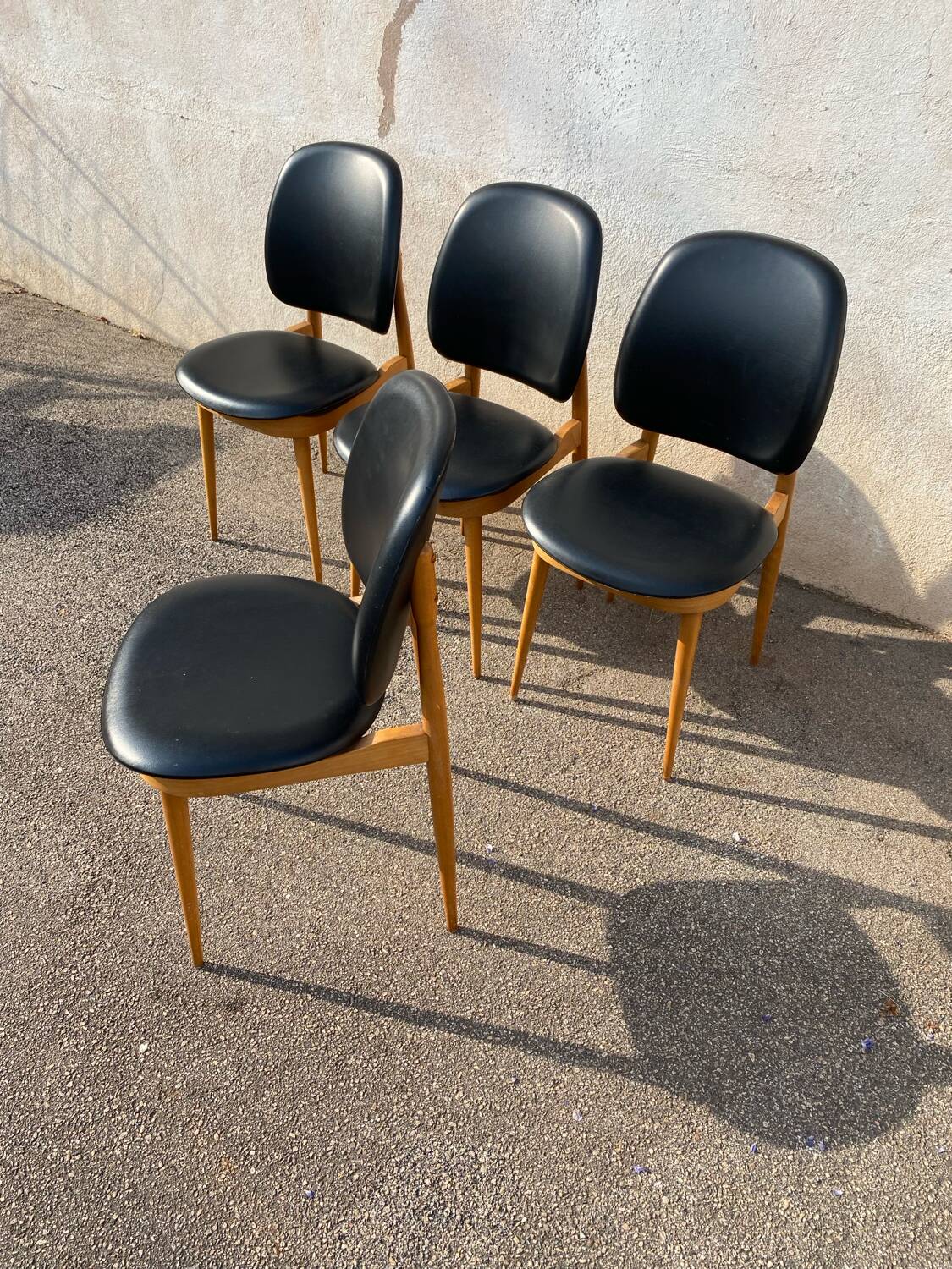 Set de 4 chaises pégase baumann