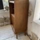 Meuble de rangement secrétaire chêne années 60
