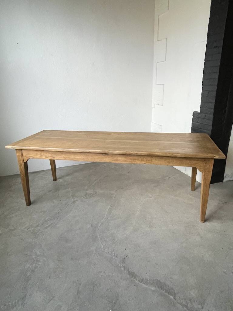 Oak farm table 220 cm
