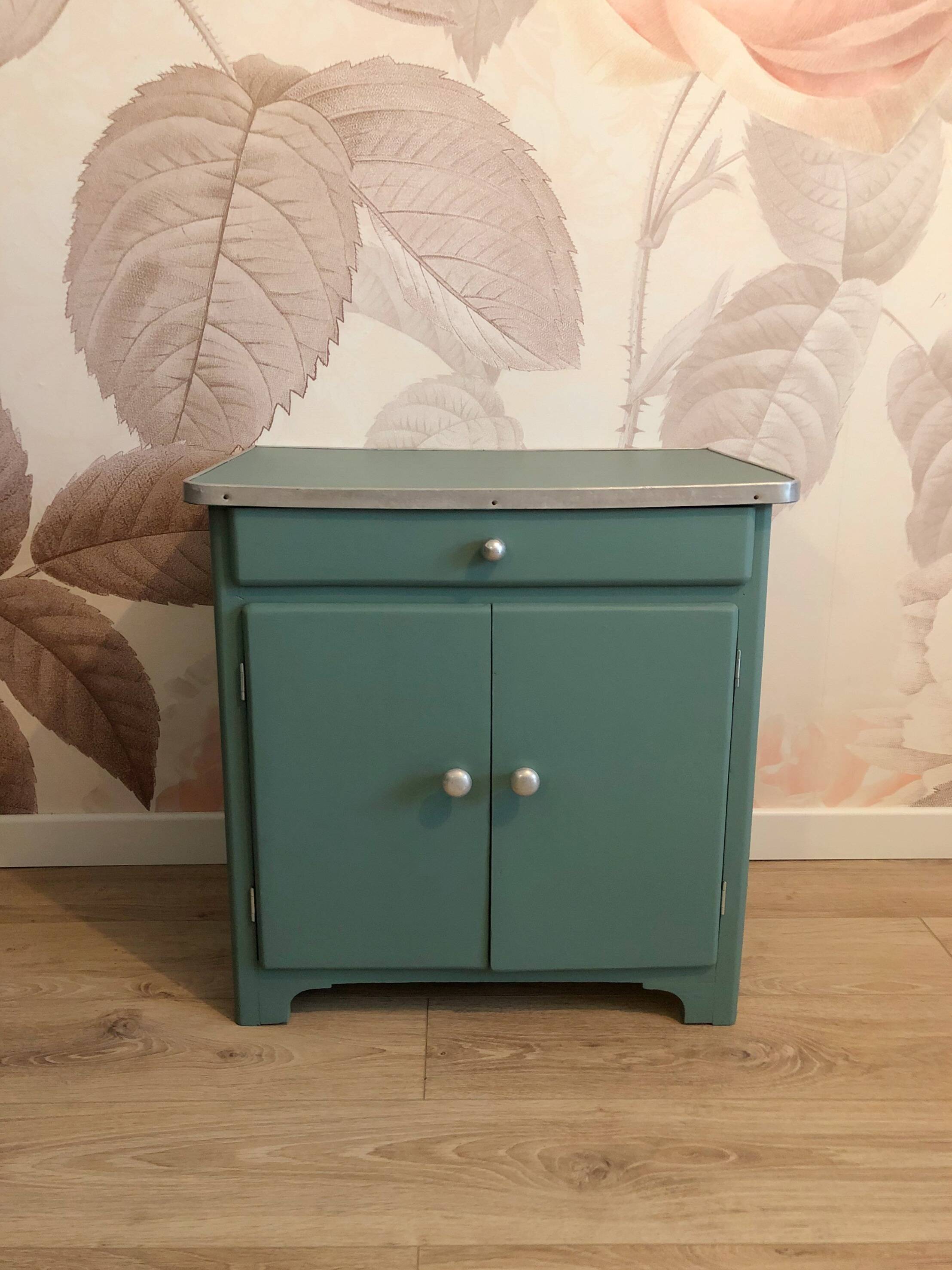 70s storage unit, Celadon Green