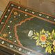 Antique Swedish commode hand-painted, two drawers out of three.