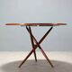 Vintage teak dining table designed in Italy from the 1960s.