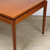 Vintage extendable teak dining table, 1960s