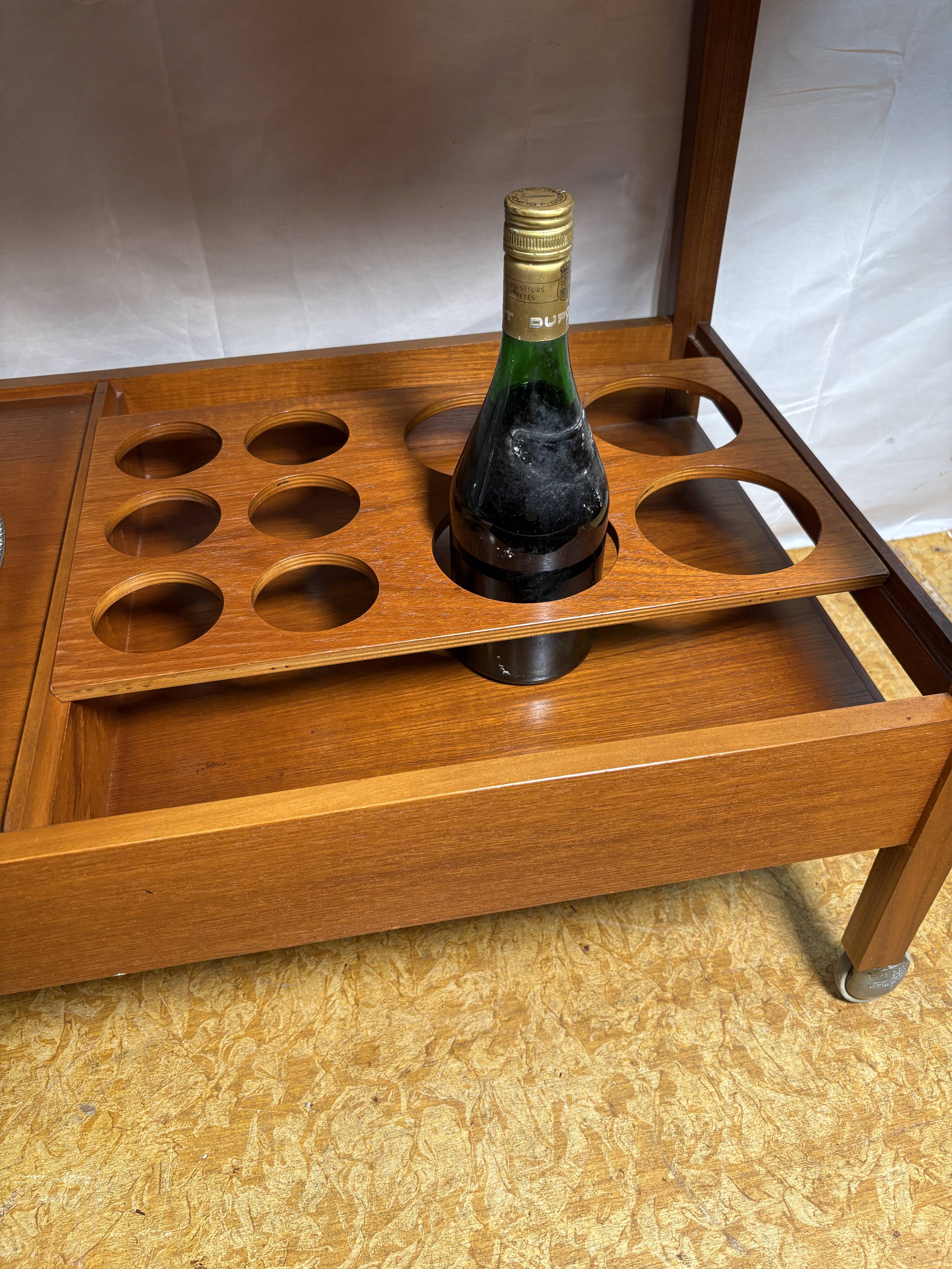 Stunning Vintage Remploy Teak Extending Bar Trolley | 1960 | Scandinavian D