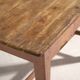 Table de cuisine ancienne en bois de pin – Europe centrale, vers 1900