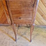 Bedside table with curved legs